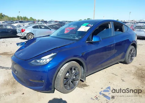 2022 Tesla Model Y Long Range Dual Motor All-Wheel Drive из США, поврежденный, VIN 7SAYGDEE2NF459875
